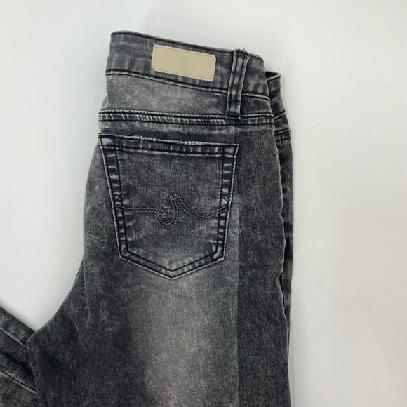 Adriano Goldschmied The Pieced Gray Raw Hem Jeans Girls 16 - Picture 2 of 8